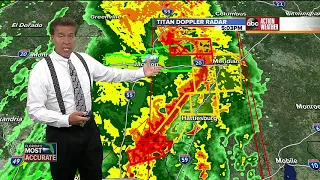 Strong storm system rolling into Tampa Bay area