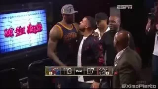 Drake Congratulates LeBron James   Cavaliers vs Raptors   Game 6   May 27, 2016   NBA Playoffs