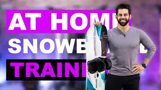 Pre-Season At Home Snowboarding Training Workout // 10 Minute Snowboard Workout