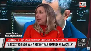 Bregman: "Hay que preparar una fuerte movilización para que esto que se votó no pase en el Senado."