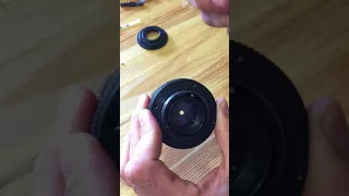 Helios 44m-4 fixing the diaphragm Гелиос 44м-4 фиксация диафрагмы