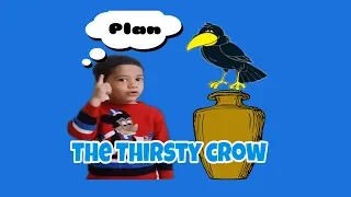 Thirsty Crow moral story for kids| Moral story in English| Moral story for kids.