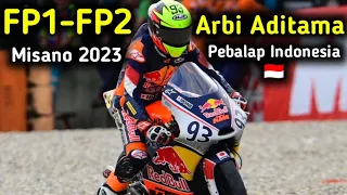 Hasil FP1-FP2 Fadillah Arbi Aditama RedBull Rookies Misano 2023