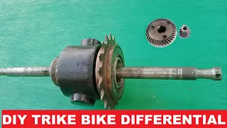 Differential; Trike conversion kit for bicycle (part 1/2)