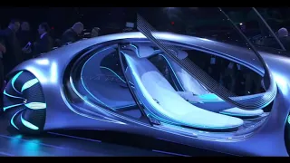 futuristic#mercedes#drives#sideways#AVTR Mercedes Benz Vision AVTR Supercar Blondie