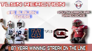 TLSN REACTION AUBURN TIGERS VS SOUTH CAROLINA GAMECOCKS WEEK 7