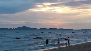 Thailand Travel, Jomtien Beach of Pattaya | Magnificent View |Indian Tambura Relaxation Music