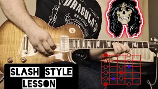 Slash Style Guitar Lesson 🎩