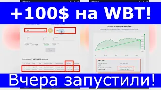 Получил Плюс 100 долларов на WBT