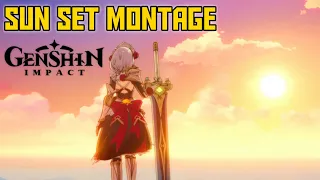 Sun Set Montage [ GMV ] | Genshin Impact "Sun Goes Down"