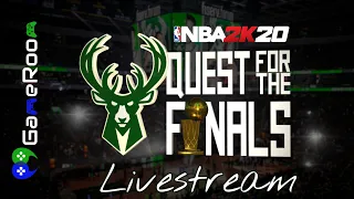 Antetokounbros NBA 2K20 - Milwaukee Bucks Playoffs Livestream