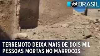 Terremoto deixa mais de dois mil pessoas mortas no Marrocos | SBT Brasil (09/09/23)