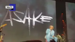 Asake’s amazing performance of NO COMPETITION by Davido at The Barclays Center, NY