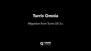 Turris Academy #9: Update from Turris OS 3.x to 5.0 or newer is a big leap!