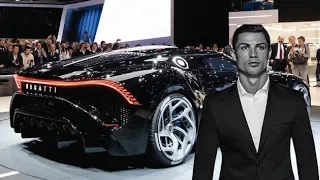Cristiano Ronaldo New Bugatti La Voiture Noire Worth $15 Million  ( World's Most Expensive Car )