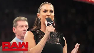 Stephanie McMahon announces WWE Evolution: Raw, July 23, 2018