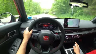 FL5 Civic Type R POV Drive with Integra Type S Pops and Bangs!