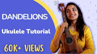 Dandelions Ukulele Tutorial | Sayali Tank