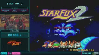 Star Fox 2 by zallard1 in 31:40 - AGDQ 2018 - Part 104