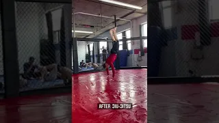 Georges St. Pierre’s Back Flip to Hand Stand