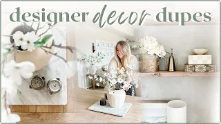 DESIGNER DUPES AT HOBBY LOBBY // high-end looks for less // shop & style with me