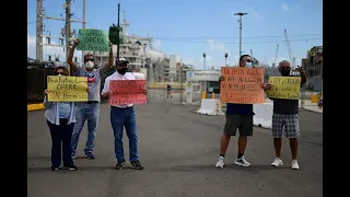 Protestan en contra de New Fortress Energy