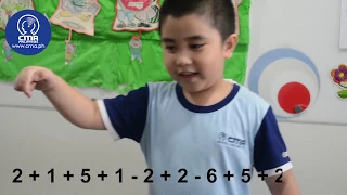 Molave, 4 years old, doing Mental Arithmetic // CMA Philippines