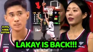 Rhenz Abando is back lumipad ulit! Nang agaw ng rebound muntik pa ma injured ulit! Fans nag abang.