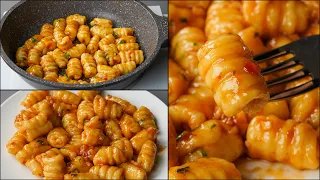 Potato Gnocchi Pasta Recipe | Creamy Potato Gnocchi Pasta | Indian-Style Potato Pasta Recipe