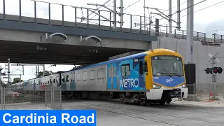 Trains at Cardinia Road Pakenham, Level Crossing - Melbourne Transport