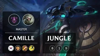 Camille Jungle vs Lee Sin - KR Master Patch 9.3