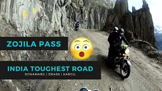 Travel Kargil - Drass from Zojila Pass | India's Toughest Road | Zojila Pass Vlog
