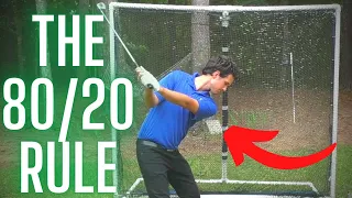 Get a Perfect Golf Swing Using My "80/20 Rule"...You've Never Seen Anything Like This