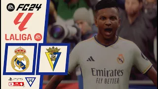 FC24丨Real Madrid vs Cádiz CF丨2023/24 La Liga丨西班牙足球甲級聯賽丨皇家馬德里 vs 卡迪斯丨Round 34