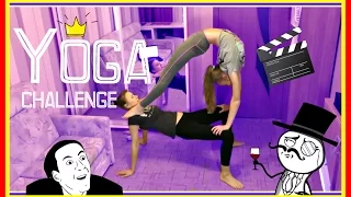 YOGA CHALLENGE 😂 ЙОГА ЧЕЛЛЕНДЖ 💪 Вызов / #Гимнастика