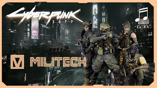 CYBERPUNK 2077 Militech Combat + Stealth Mix | Unreleased Soundtrack