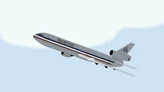 American Airlines Flight 191 Crash Animation 2D