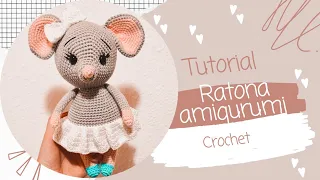 🐭 RATONA amigurumi Paso a Paso en CROCHET