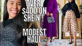 We Spent Over $400 on SHEIN! Modest Haul #modesty