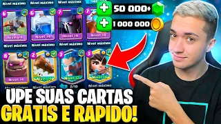 MODOS DE CONSEGUIR UPAR SUA CONTA SEM GASTAR NADA EM 2023 NO CLASH ROYALE!