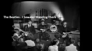 The Beatles ~ I Saw Her Standing There ~ 1963 ~ Live Video,  TV Appearance