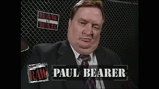 "Poor little Kane is so Disfigured" - Paul Bearer Promo Pre Kane Debut! 1997 (WWF)