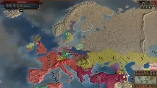 Europa Universalis 4 AI Timelapse - Extended Timeline Mod 395-2100