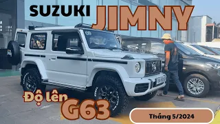 SUZUKI JIMNY ĐỘ LÊN G63 SẼ NHƯ THỂ NÀO? GIÁ LĂN BÁNH SUZUKI JIMNY #jimny #suzukijimny