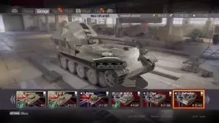 World of Tanks : G.W. Panther Gameplay PS4 (4 kills and a Fighter medal)