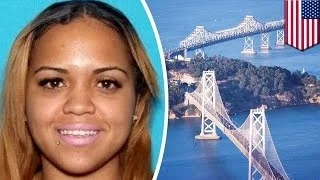 Женщина прыгнула с моста, чтобы скрыться от полиции