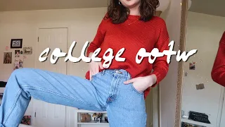 what i wear in college // realistic ootw