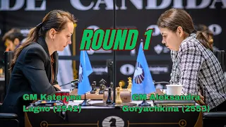 Aleksandra Goryachkina (2553) - Kateryna Lagno (2542) | Womens Candidates 2024 | Round 1