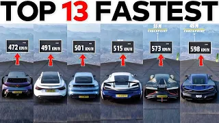 Top 13 Fastest Electric Cars - Forza Horizon 5 | 2023