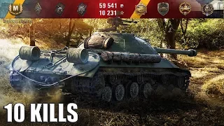 10 фрагов на ИС-3 🌟🌟🌟 карта: Лайв Окс World of Tanks лучший бой на ИС-3 wot